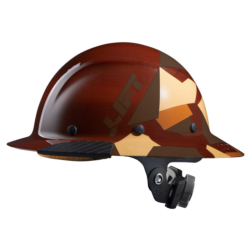 DAX Fifty/50 Resin Full Brim Hard Hat Desert Camo - Head, Eye & Face
